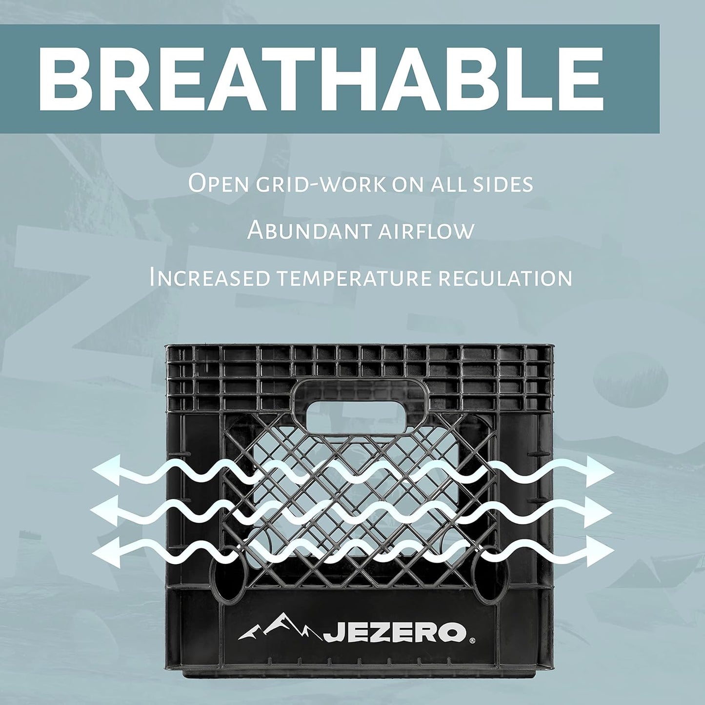 Jezero MC-16-S2 Multi-Purpose Milk Crate