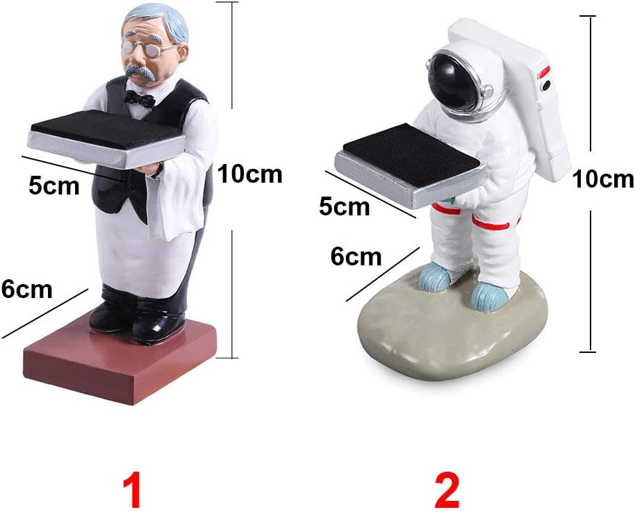 Just E Joy Watch Display Stand Old Housekeeper/Astronaut Resin Figurine Model Watch Holder Decoration Storage Rack for Jewelry Watch Bracelet Necklace Home Office Store